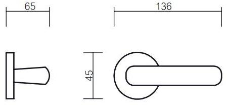 Pasini Ручка из латуни на розетке  Mp 2002  - Вид №3
