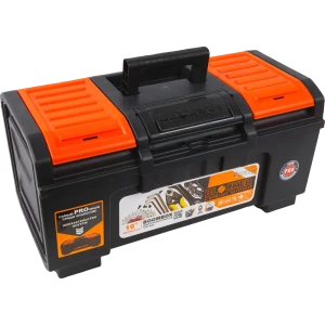 Ящик для инструмента Boombox 19, 270х240х480 мм, пластик, цвет чёрный/оранжевый