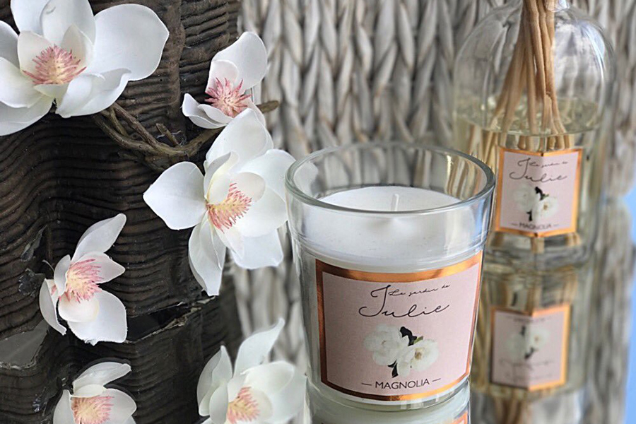 Свеча ароматическая «Магнолия» Le jardin de Julie Ambientair VV008MGLJ - Вид №5