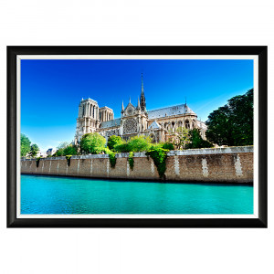 828197436_1818 Арт-постер «Нотр Дам с набережной Сены» Object Desire