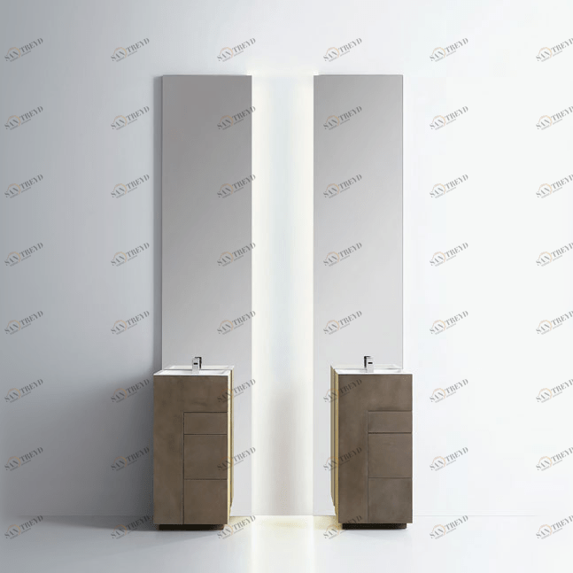 Комбинация ванной комнаты T102 в отделке FULL 41 Milltek/Arena MILLDUE TOUCH TOUCH102