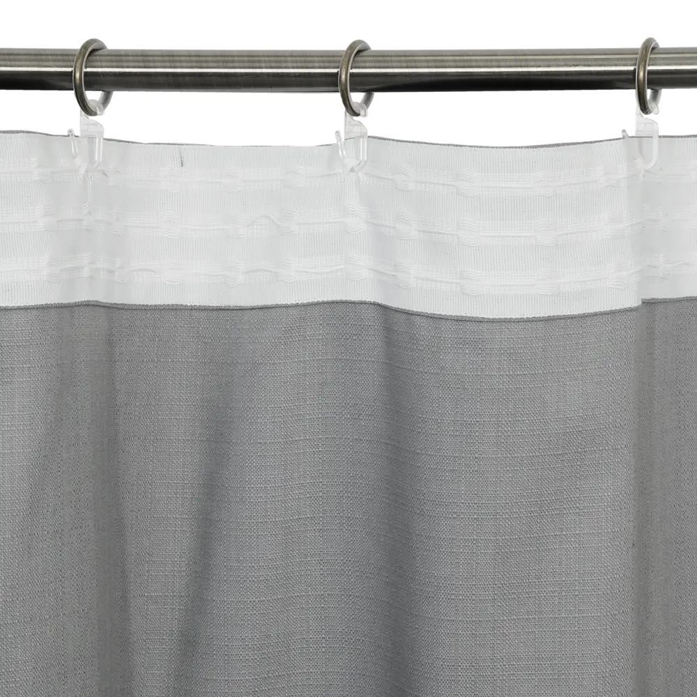 Штора на ленте Inspire Leya 200x280 см цвет серый STLM-2192005 - Вид №4