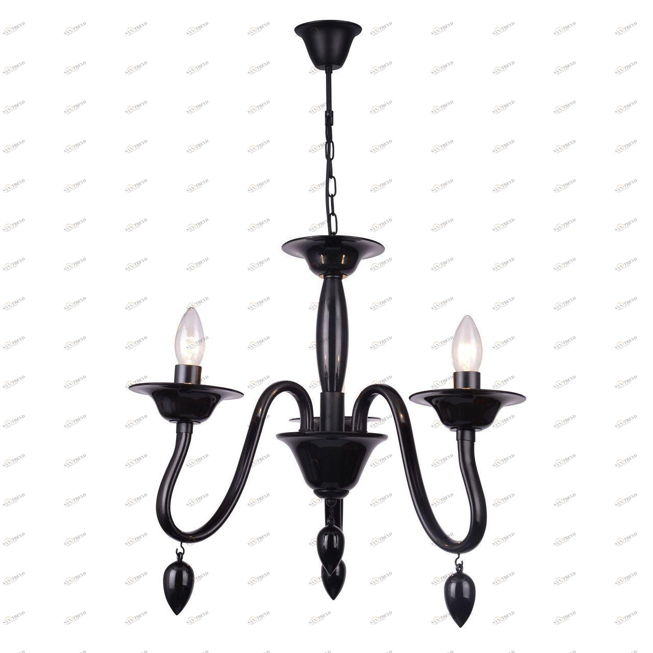 Подвесная люстра Toplight Martina TL7310D-03BL TOPLIGHT MARTINA BLACK 186747 Черный 