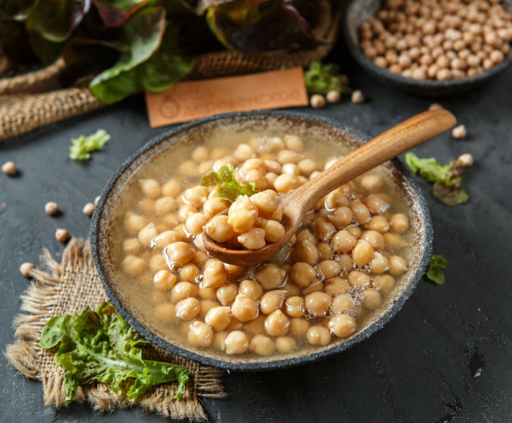 6093 Нут консервированный в рассоле Вкусляндия  - Вид №2