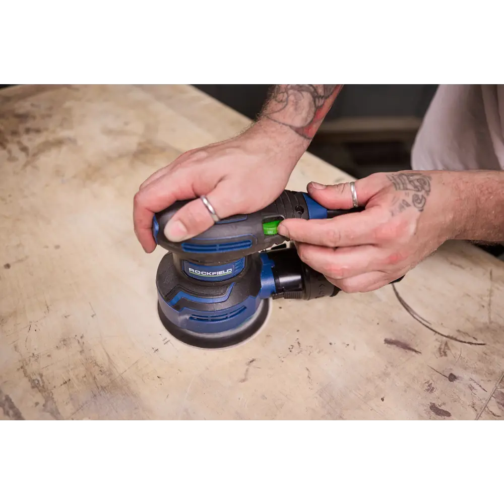 Эксцентриковая шлифмашина Rockfield RF40OS для профессиональной обработки поверхностей 89366510 STLM-0841087 - Вид №15