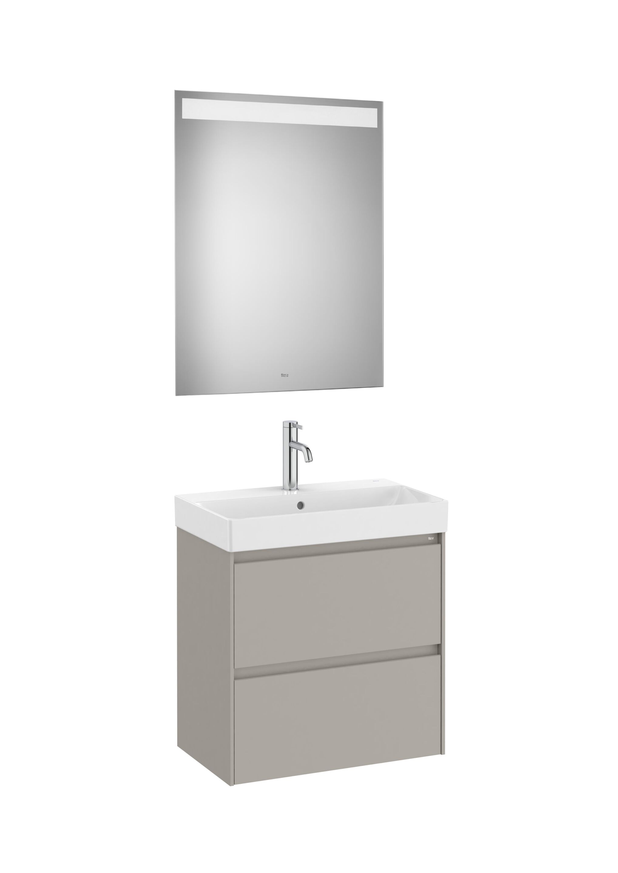 Деревянный одиночный умывальник с зеркалом Roca UNIK A8516 / A8517 ARCH-00015558 - Вид №4