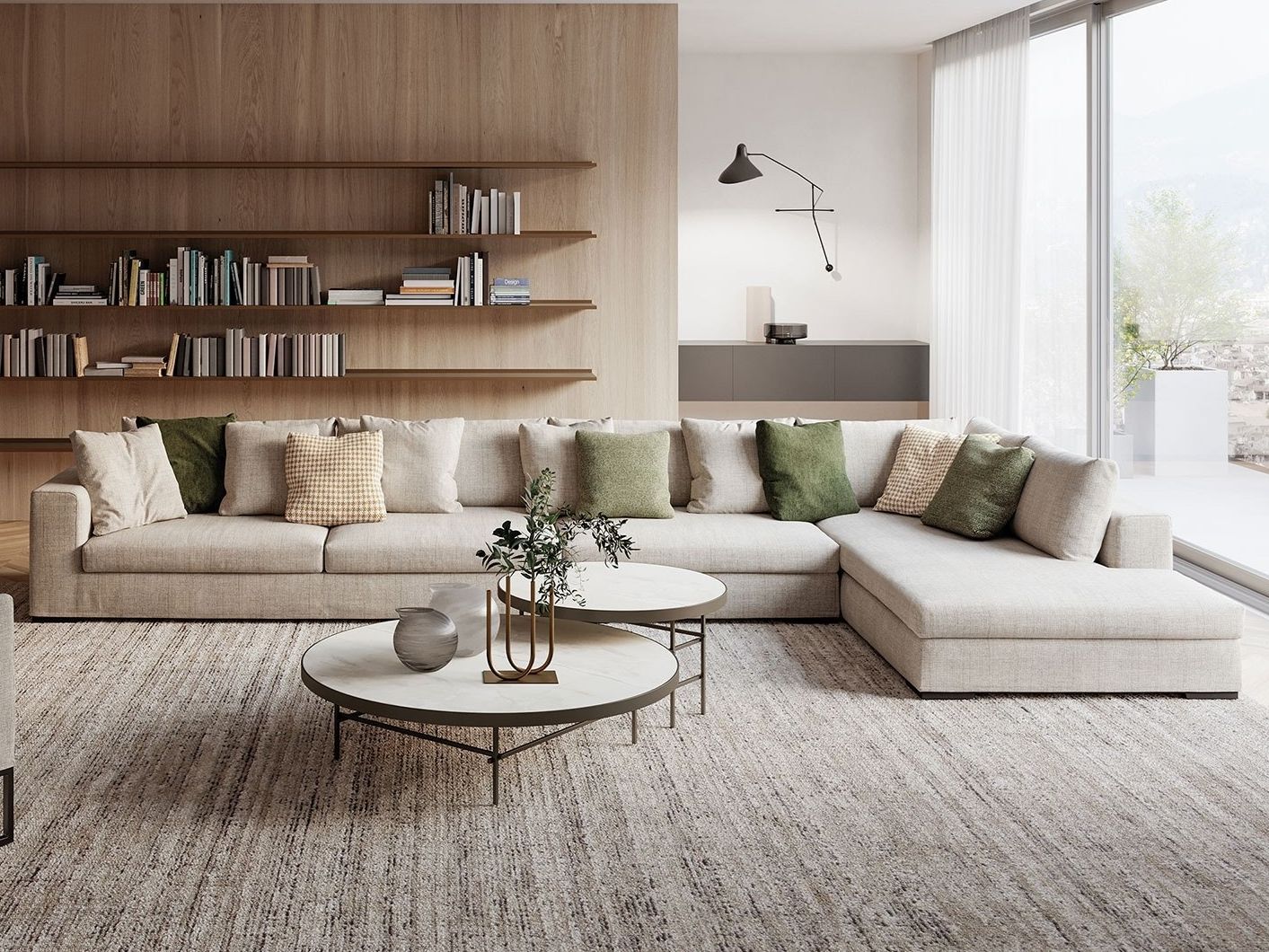 Съемный диван из ткани Frigerio ORESTE ARCH-00118967