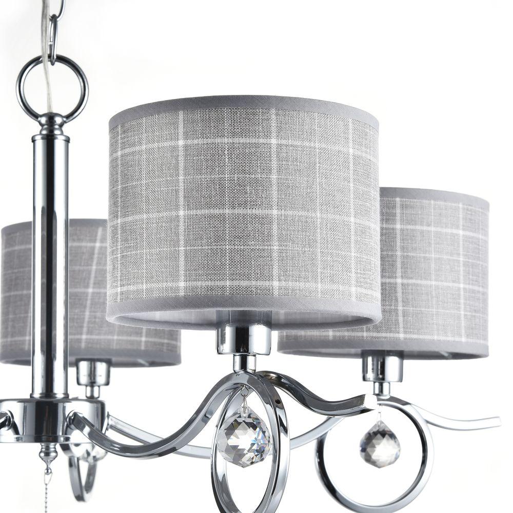 Подвесная люстра Freya Bertrand FR5906-PL-05-CH FREYA BERTRAND 186720 Серый  - Вид №2