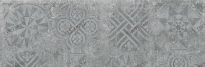 Граните Стоун Цемент декор темно-серый структурированная 1200x398 Керамика Будущего sun-id-324379