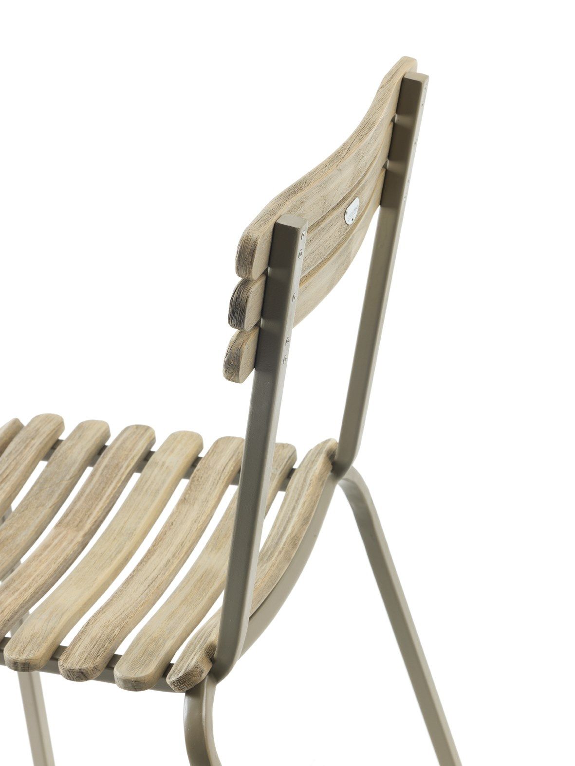 Штабелируемый садовый стул из тикового дерева Ethimo Laren ARCH-00071941 - Вид №9