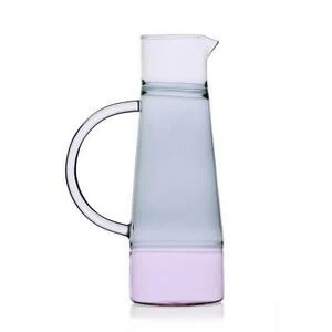 Кувшин Caipirinha розовый-дымчатый-прозрачный