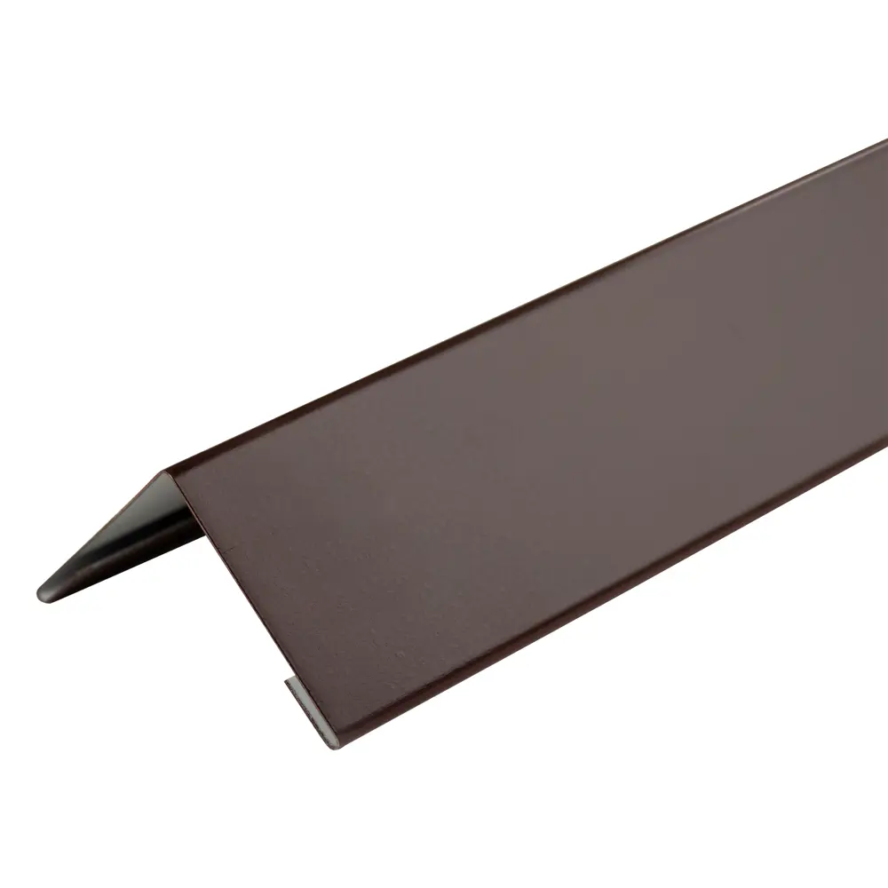 ТЕХНОНИКОЛЬ Внешний угловой профиль коричневый для фасадной отделки 18734838 STLM-0012280 - Вид №2