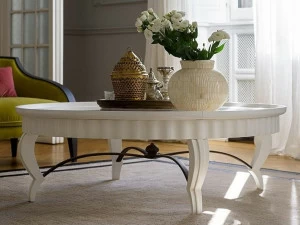 Prestige Лакированный журнальный столик из дерева и стекла Dama Cvf085