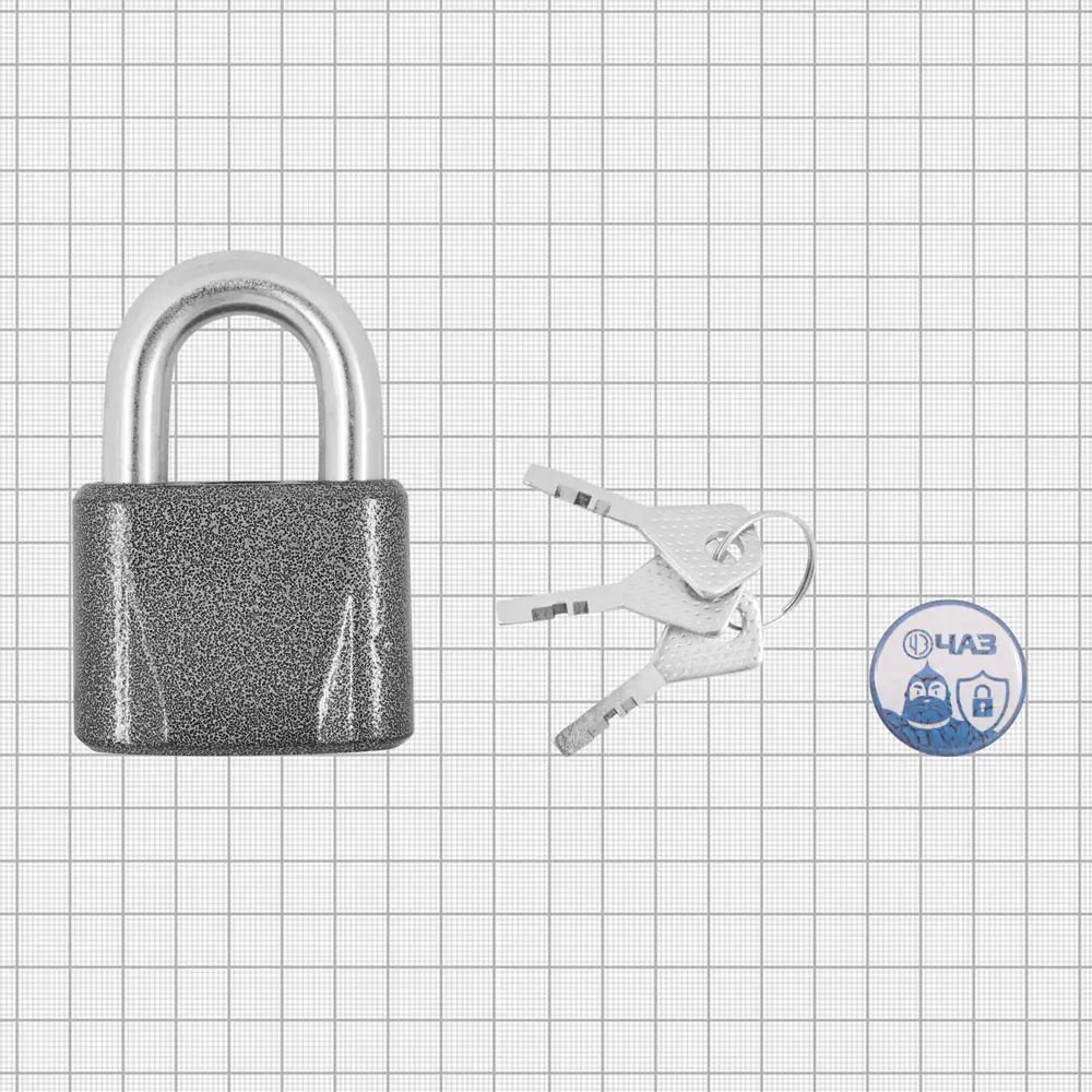 Замок навесной ЧАЗ ВС2М1-01 СР для гаражей и подсобных помещений 85443711 STLM-0062818 - Вид №2