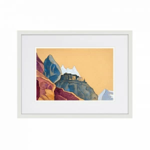 Картина в деревянной раме 42х32 см "Карданг, 1933 г." КАРТИНЫ В КВАРТИРУ  264841 Белый;желтый;черный;разноцветный