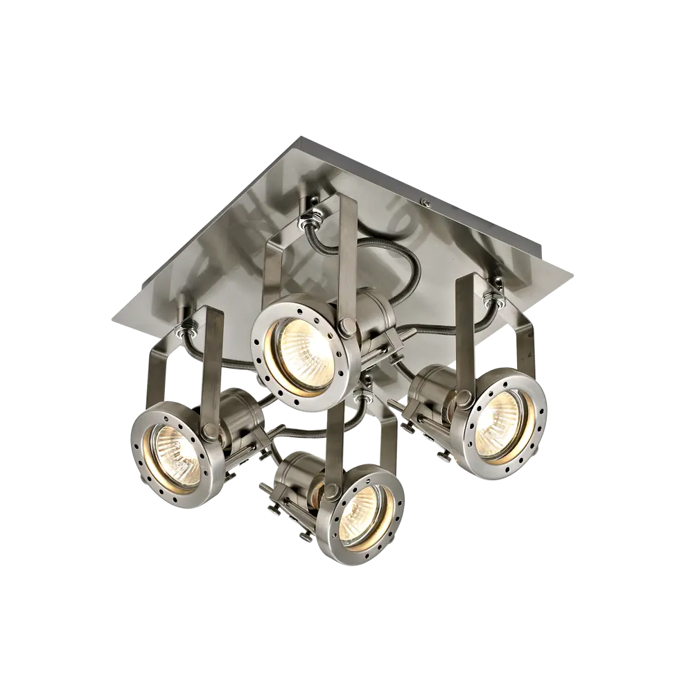 Светильник Technic (квадрат) 4xGU10x42 Вт, цвет хром 18057056 STLM-2111025 INSPIRE  - Вид №1
