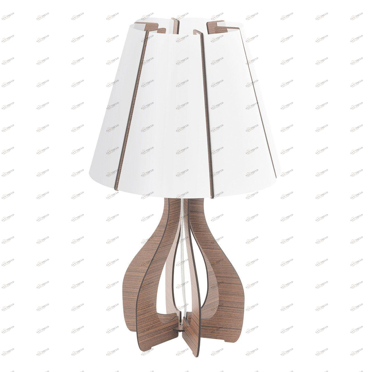 Настольная лампа Eglo Cossano 94954 EGLO ИНТЕРЬЕРНЫЕ 080606 Белый;коричневый 