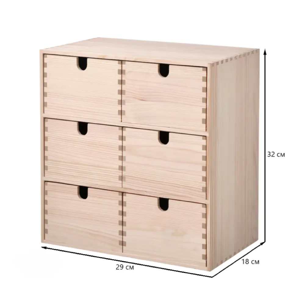 Santreyd MOPPE-2 — компактный комод с 6 ящиками для организации рабочего пространства 89379916 STLM-1463901 - Вид №4