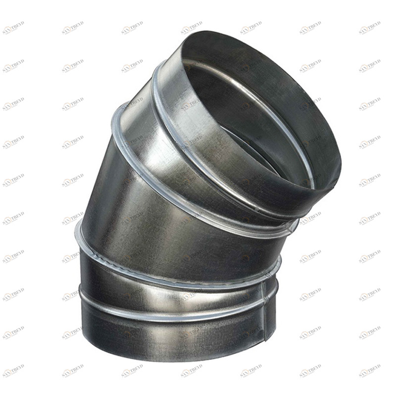 Отвод 45° круглый (оц. сталь) d160 Santreyd 01-0233-004