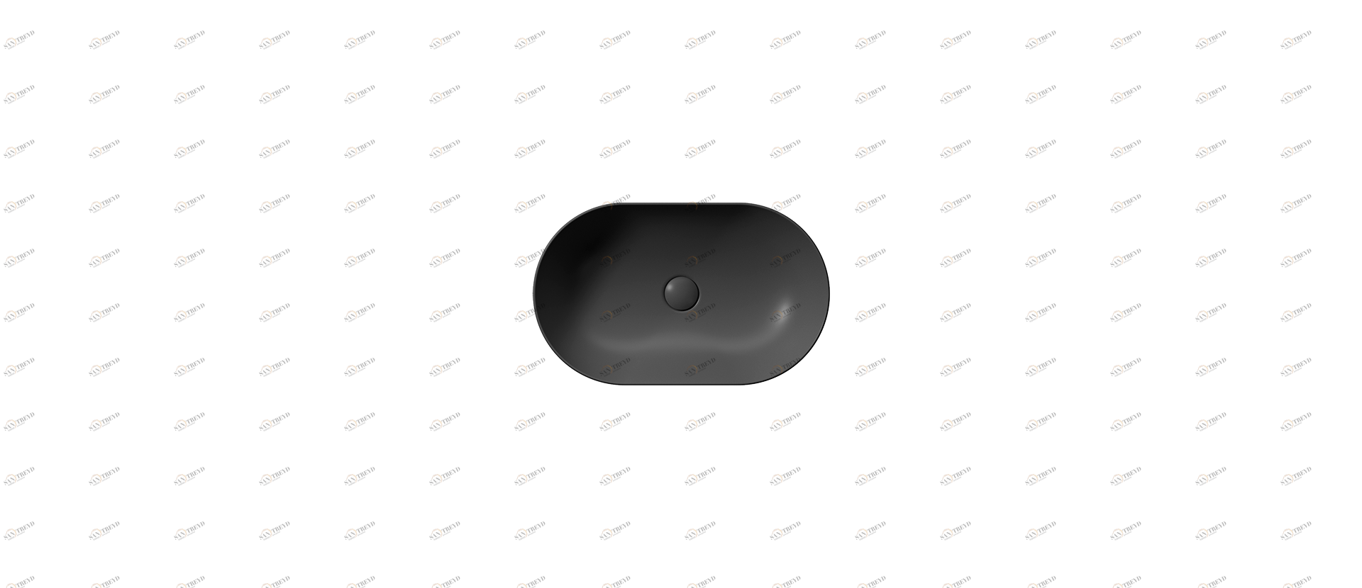 883426 Накладная раковина на столешницу  овальная GSI ceramica 