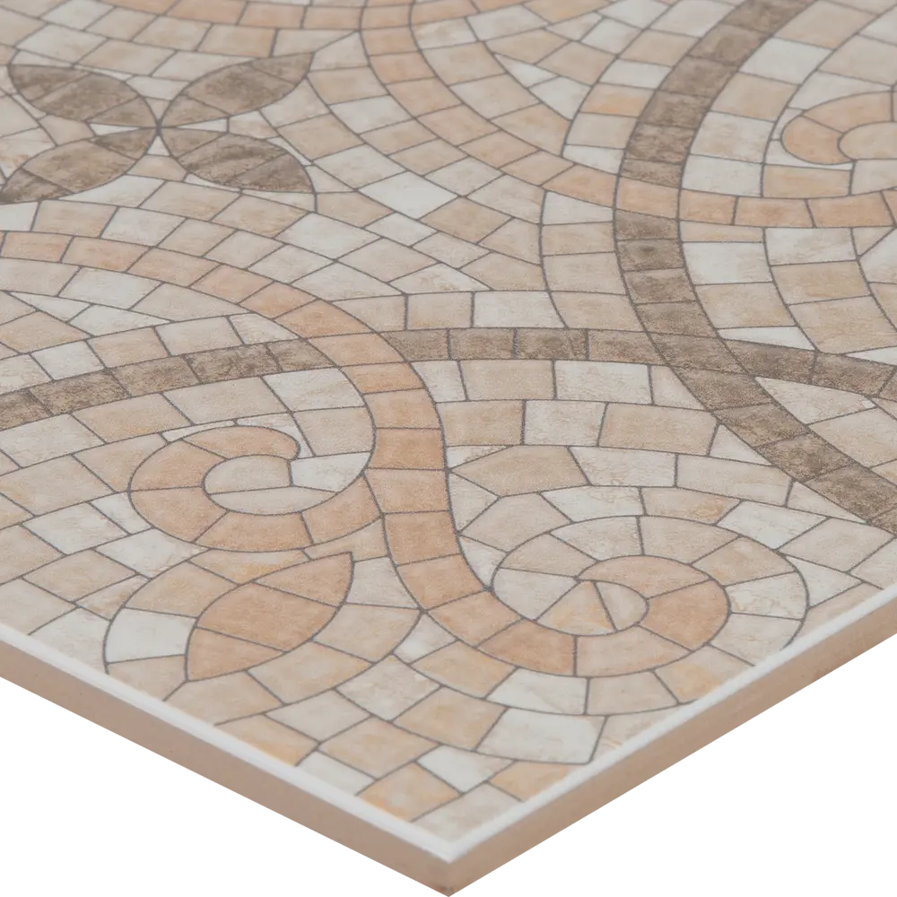 Декор «Травертин» 20х30 см цвет бежевый Kerama Marazzi STLM-2146191 - Вид №1