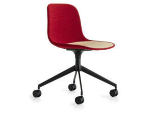 Полипропиленовый стул с колесами