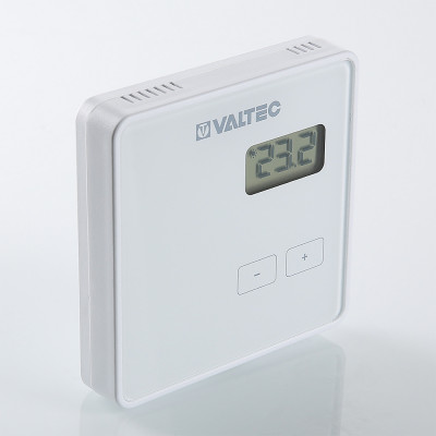 VT.R8.B.0 Терморегулятор комнатный беспроводной Valtec 80 х 80 х 16 мм  - Вид №1