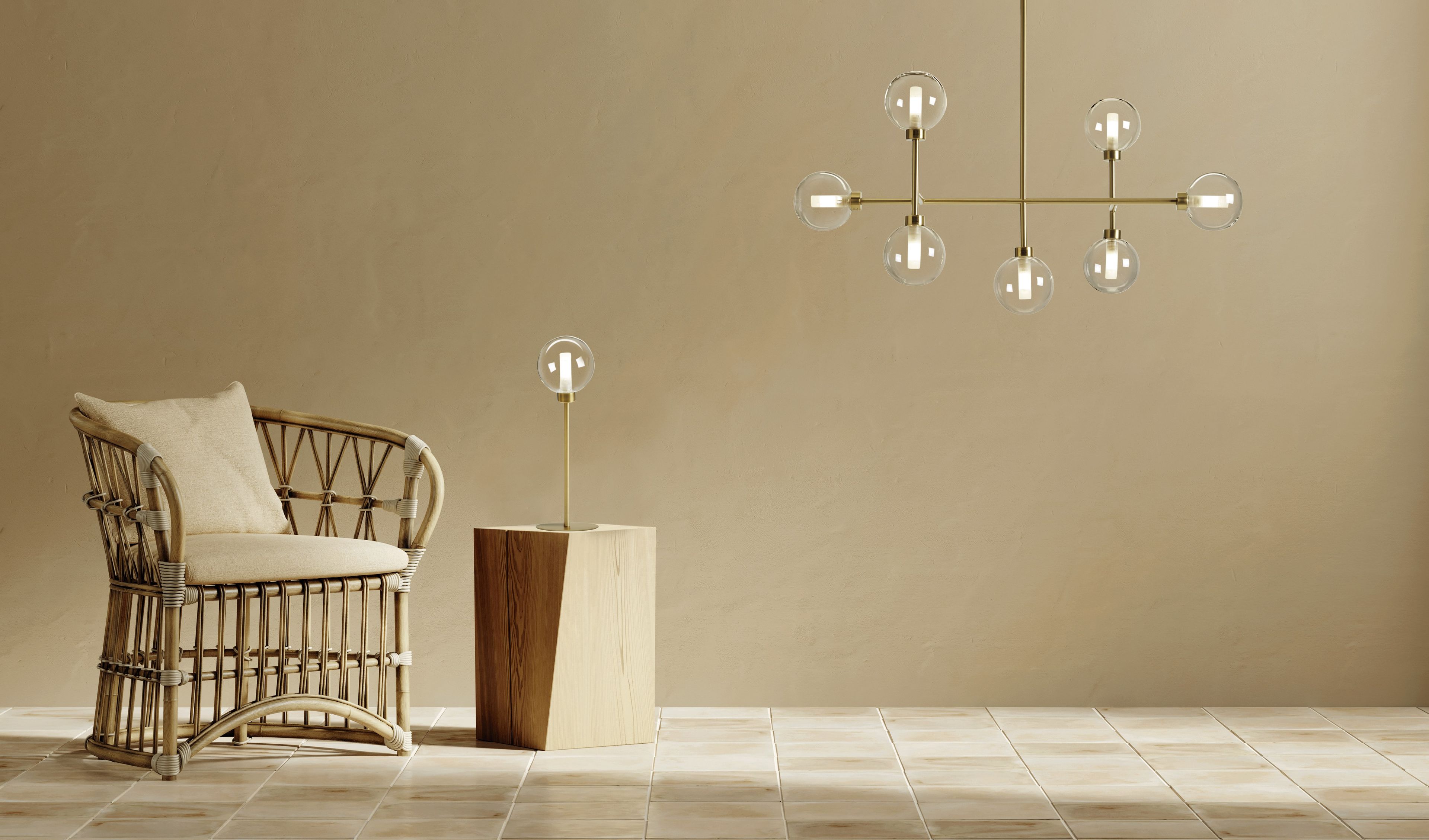 Подвесной светильник из боросиликатного стекла Miloox Dom ARCH-00106066 - Вид №3