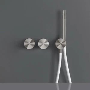 Настенный 2 прогрессивные смесители, установленные для ванной / душа с цилиндрический ручной душ диаметр 18 м т  OPS24 CEADESIGN