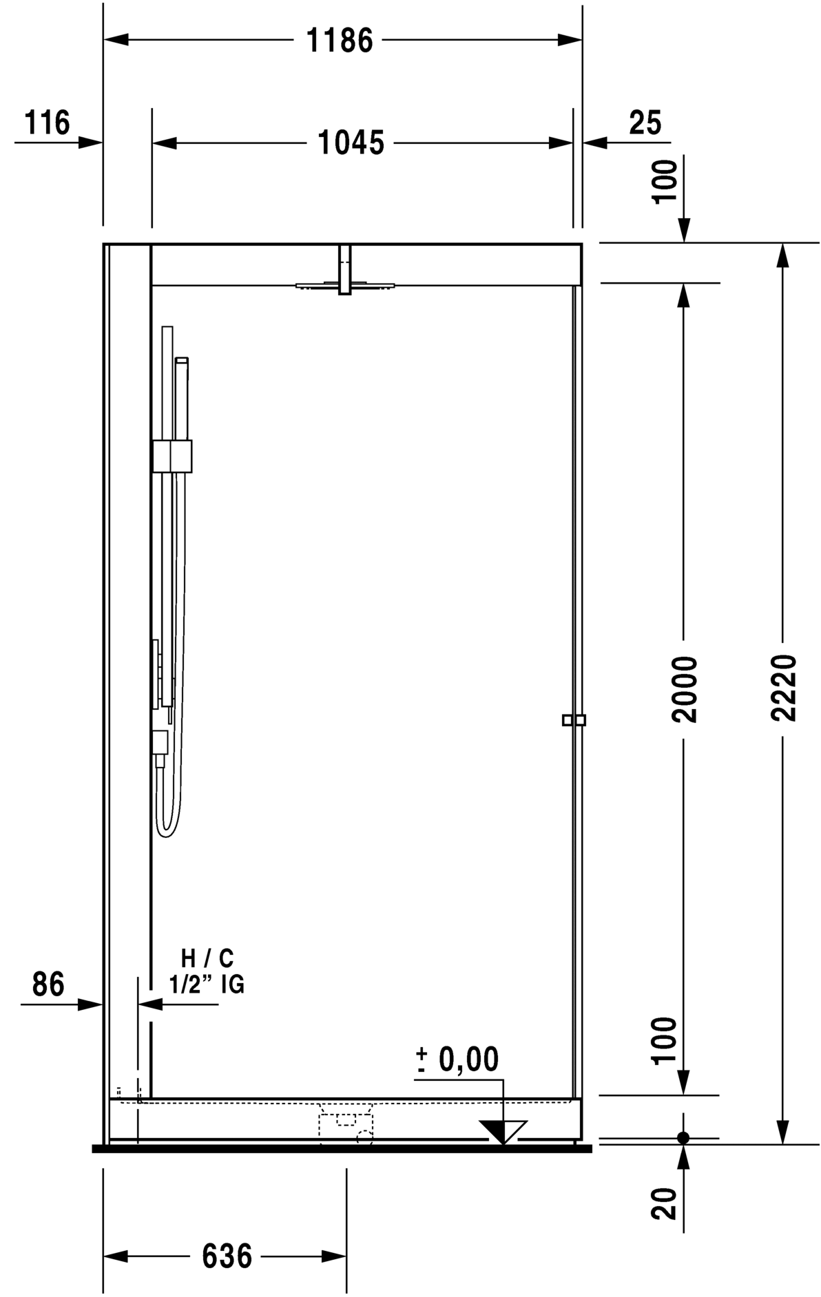 7506..002011000 Inipi Сауна Inipi Ama, отдельно стоящая Белый глянцевый декор Duravit  - Вид №2