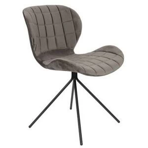 Стул OMG Velvet серый