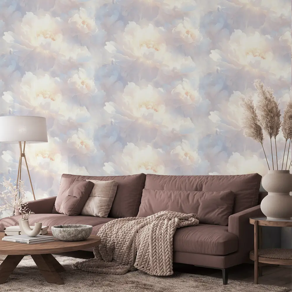 Обои флизелиновые Сара голубые 1.06 м 78002-45 Santreyd STLM-2032197 - Вид №3