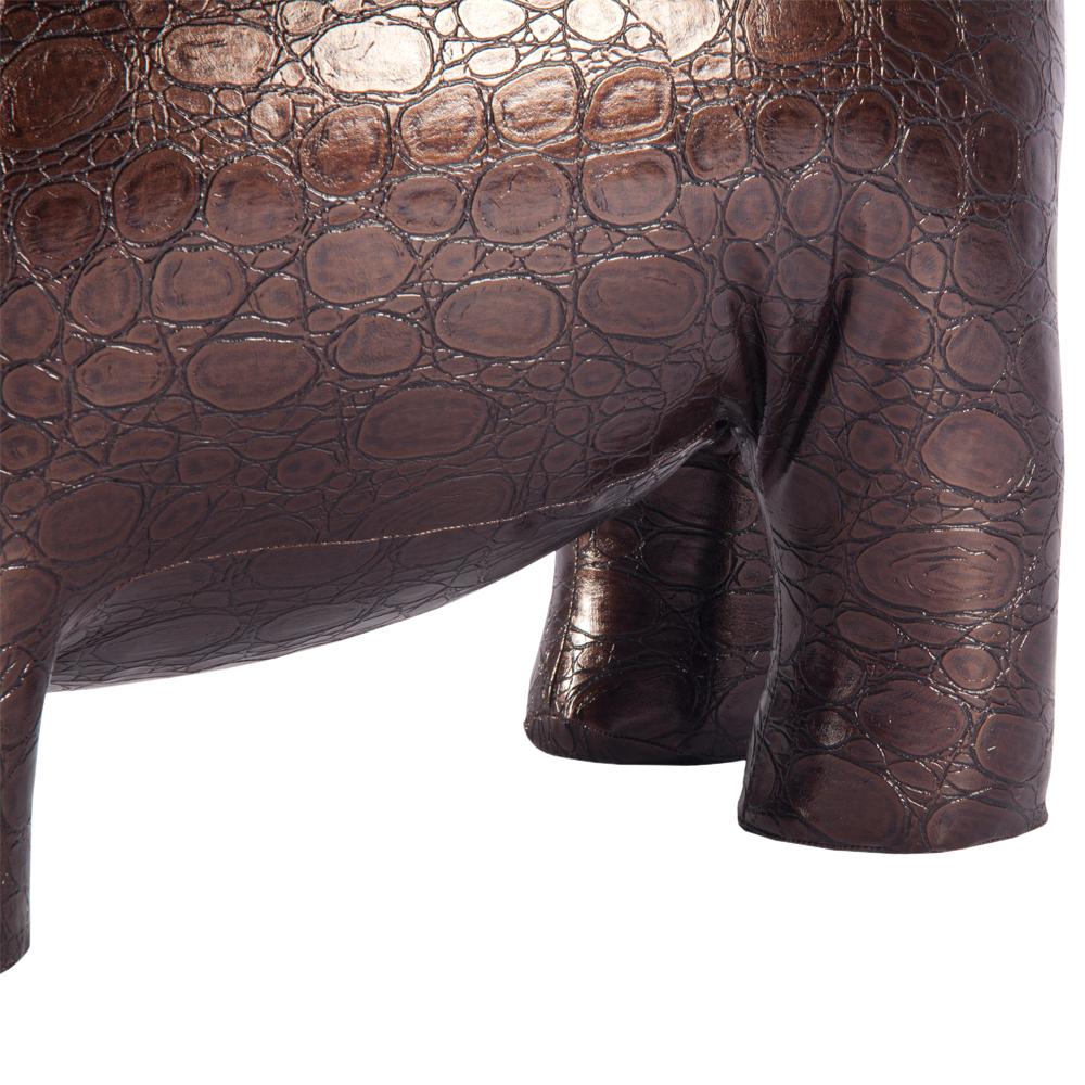 74128 Банкетка Пуф Бегемот средний Шоколад BOGACHO 4627138152607 - Вид №4