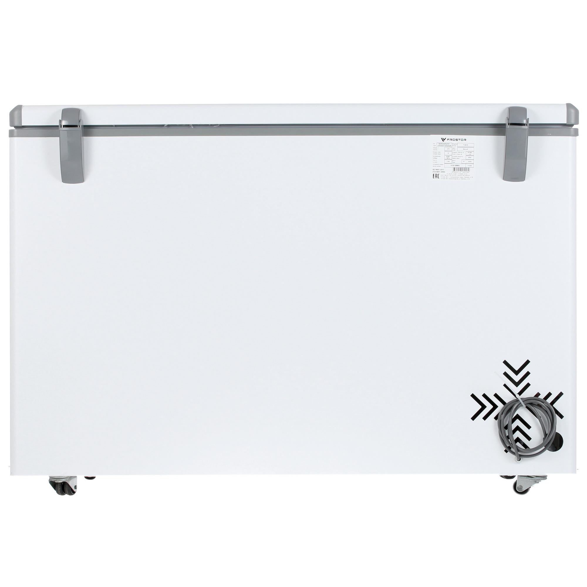 1109573 Морозильный ларь Frostor F 400 S белый STDN-0131560 - Вид №5