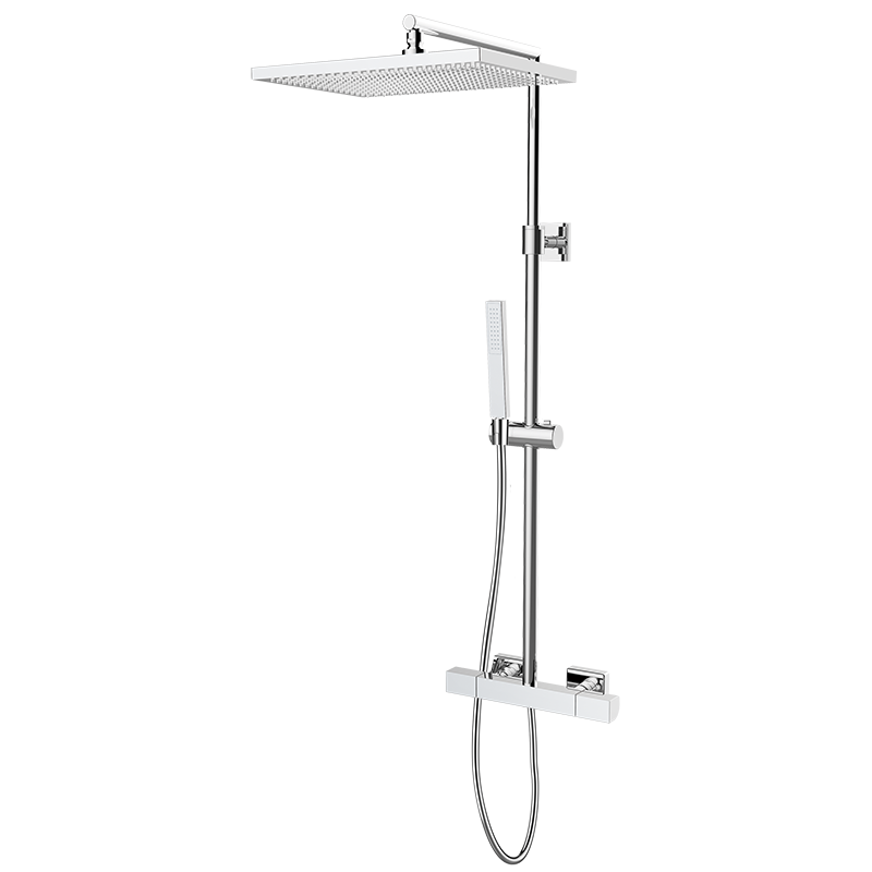 60445600 PREMIUM Душ термостатический с телескопической колонной Хром GRB MIXERS 