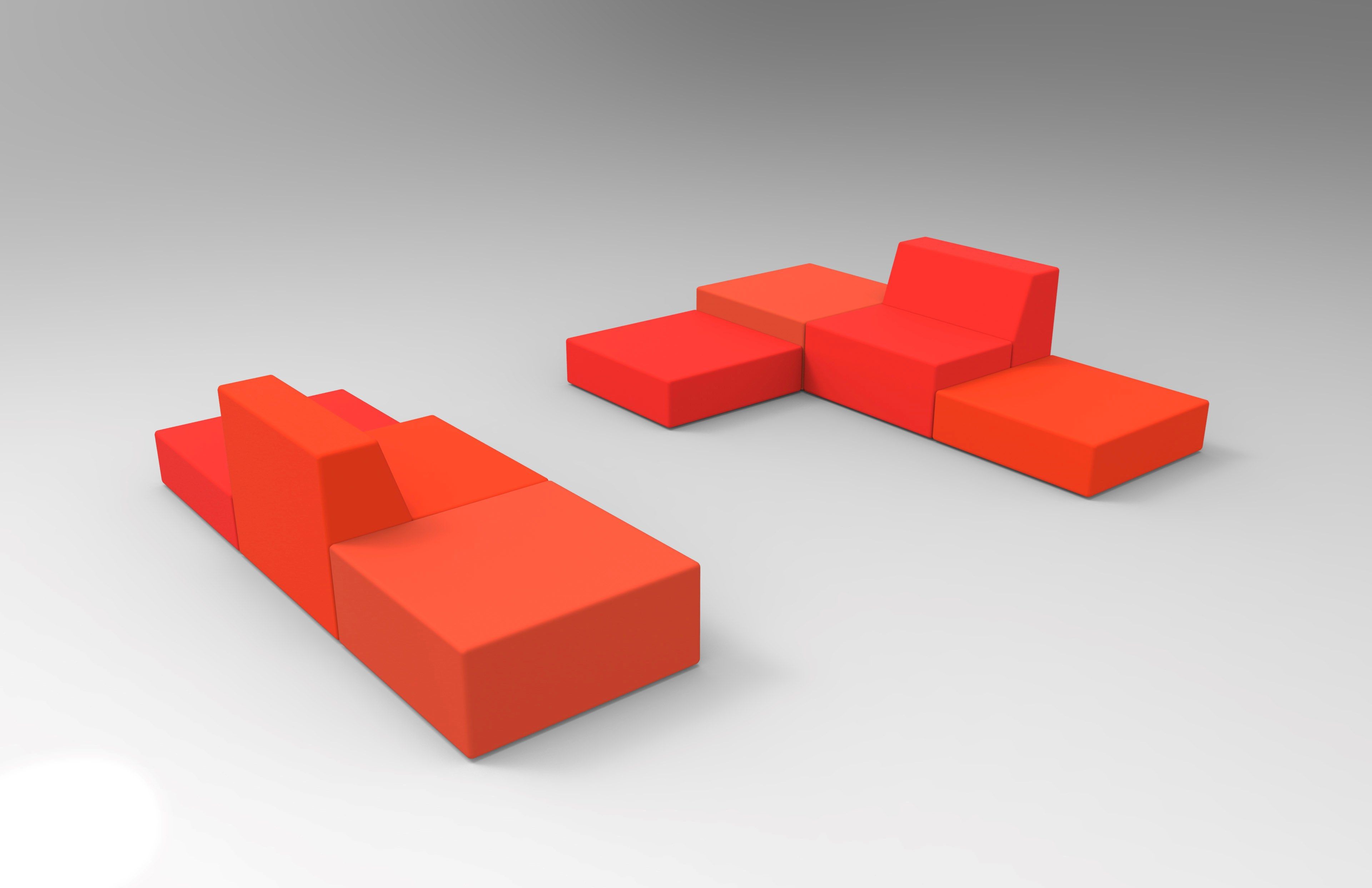 Модульный диван для контракта из пены QM Quinze & Milan Rpbw ARCH-00090123 - Вид №8