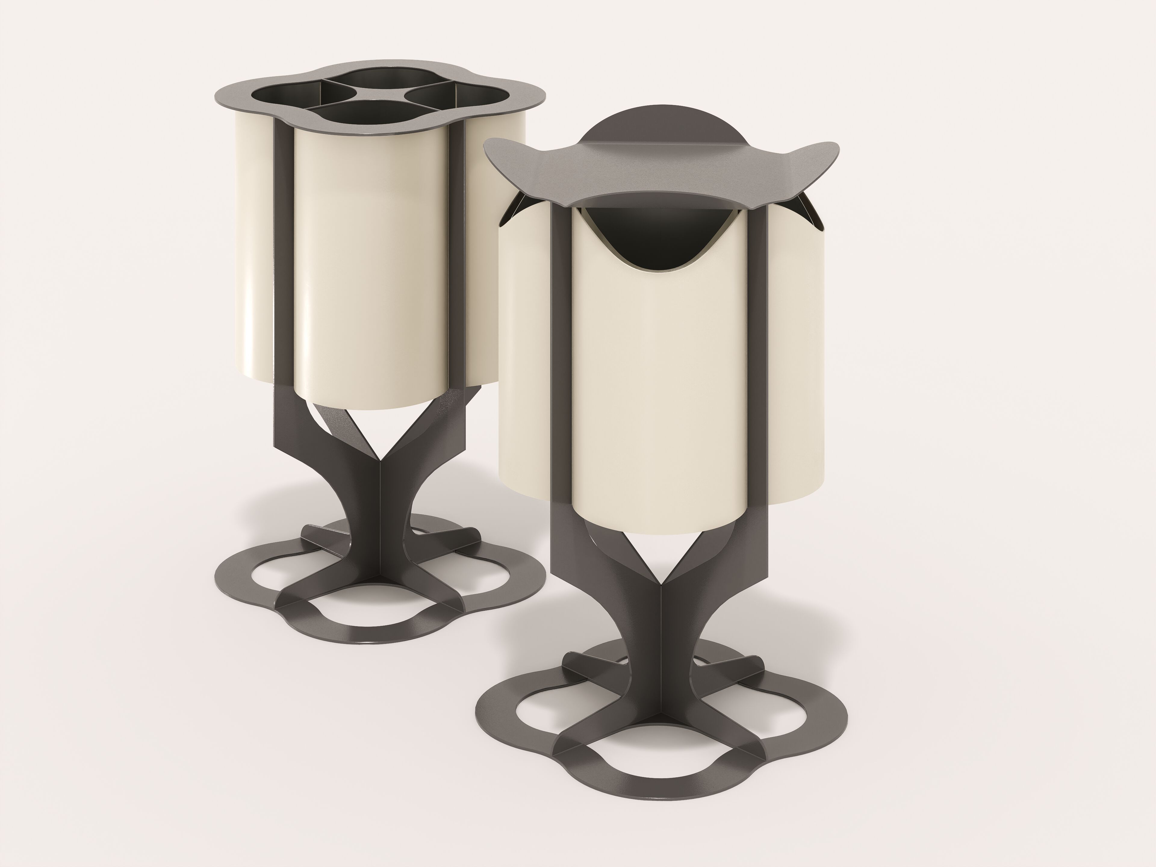 Стальная стойка для мусора с порошковым покрытием CITYSì плющ ARCH-00127483 - Вид №5