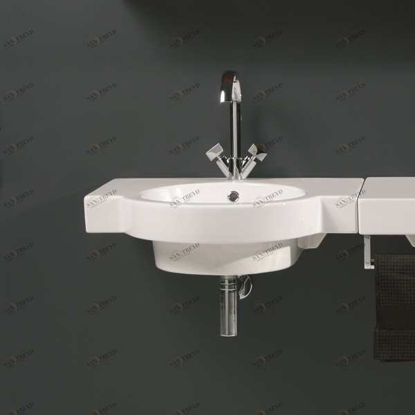 TL65 Подвесная раковина настенная овальная Olympia Ceramica  белая 