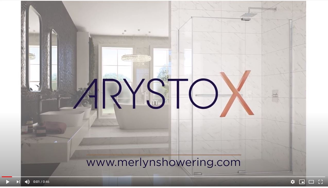 Дверь в нишу ARXFSL180 L or R Merlyn Arysto Хромированный  - Вид №6