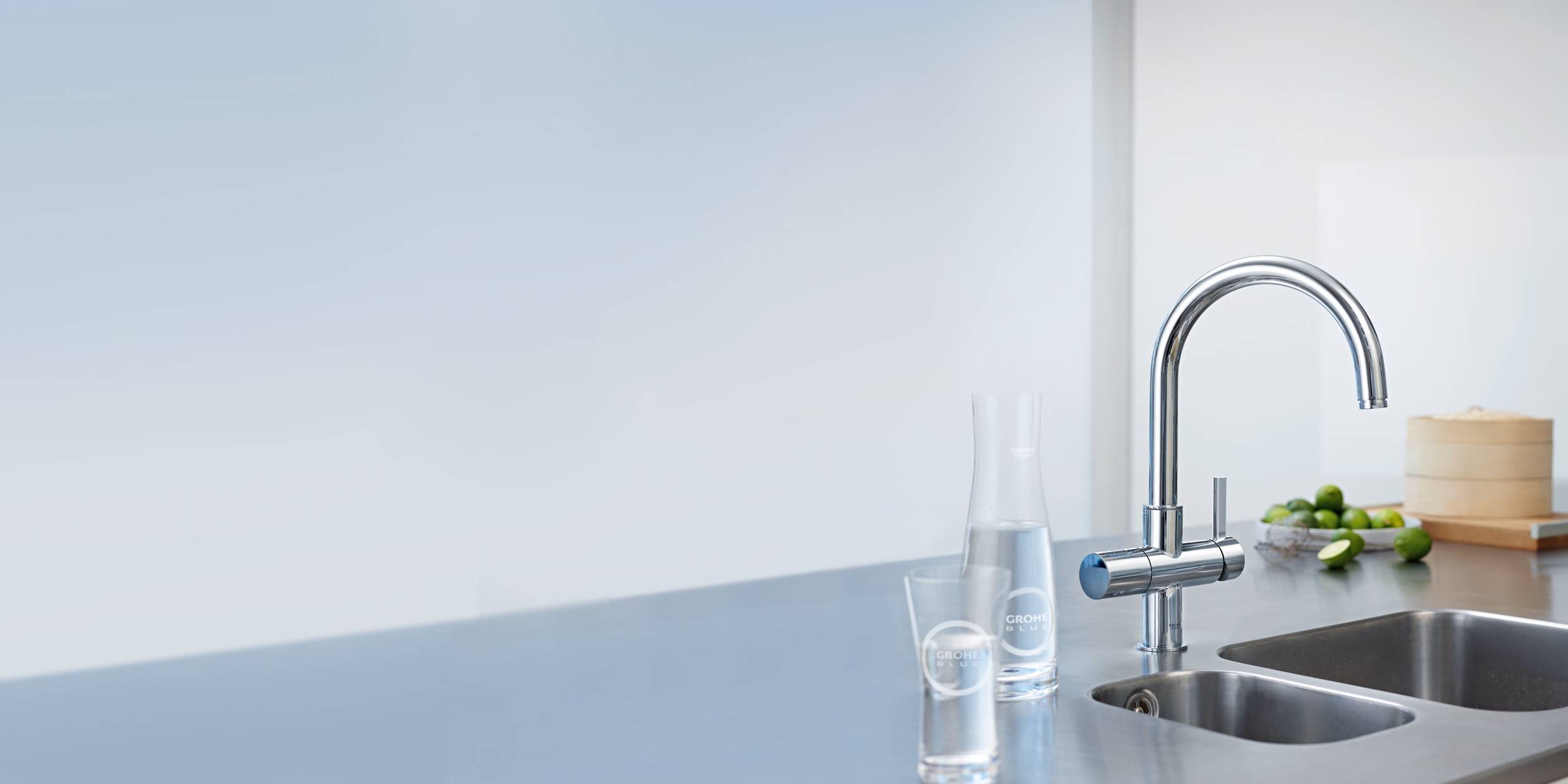 Стеклянный графин GROHE Blue (40405000) - Вид №1