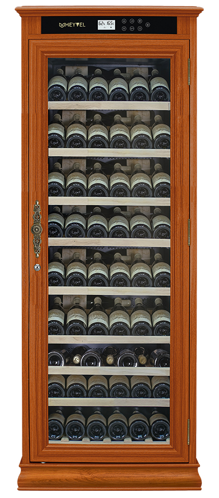 9186693 Винный шкаф Meyvel MV102-WA1-C коричневый STDN-0091505 - Вид №6