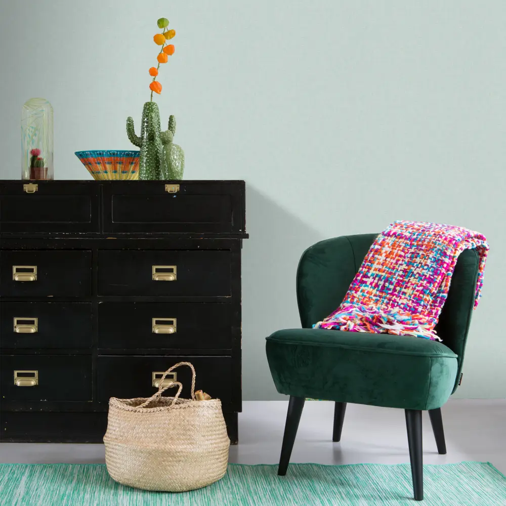 Обои флизелиновые Inspire Fabrik бирюзовые 1.06 м Laguna 6 STLM-2097639 - Вид №4