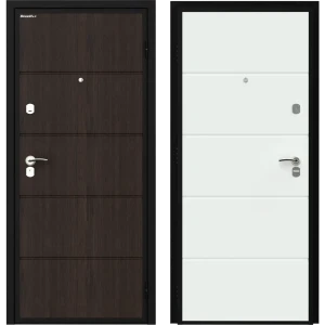 Дверь входная металлическая Оптим 88x205 см правая белый