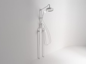 Напольная душевая колонна с ручным душем