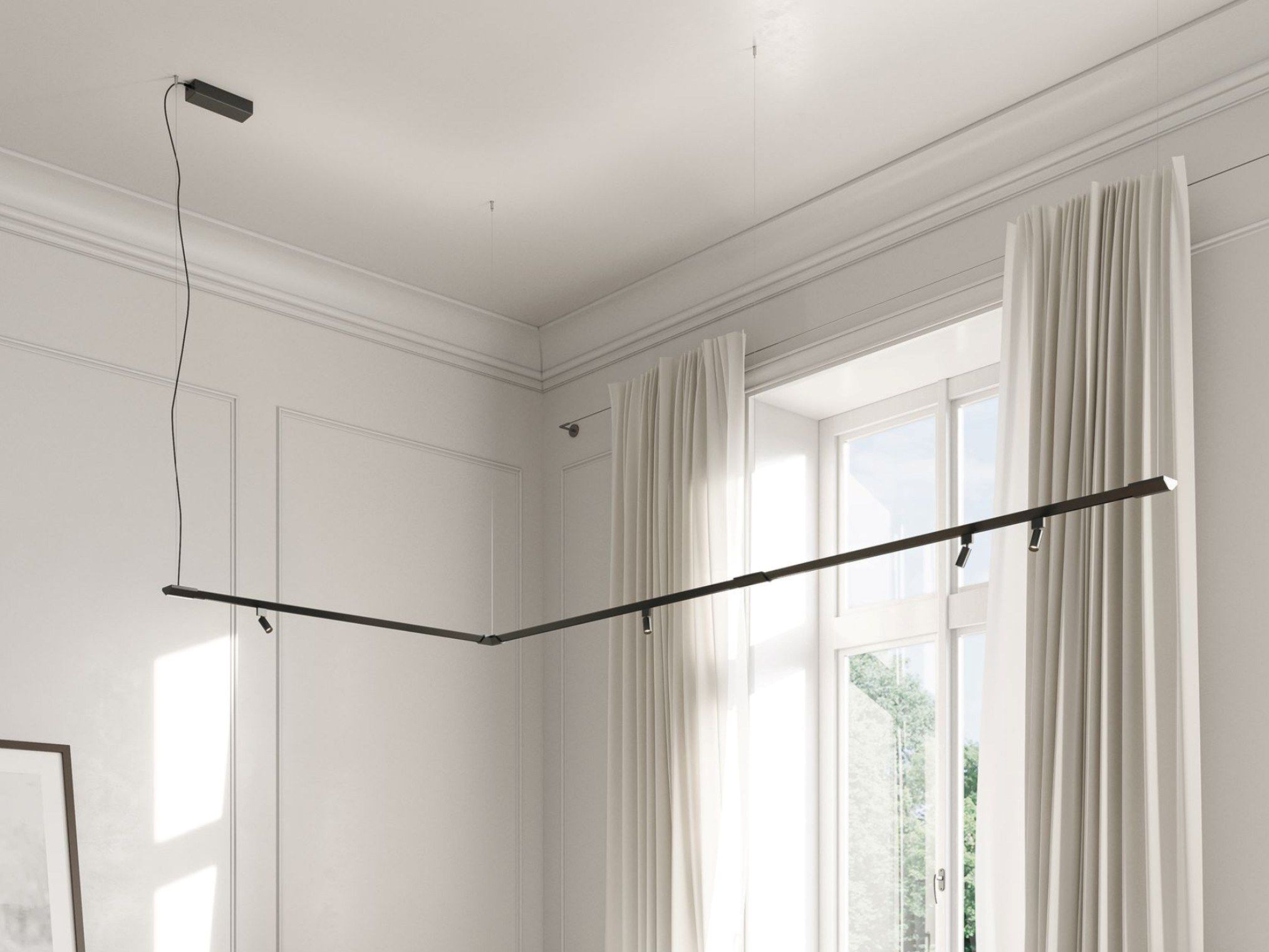 Алюминиевый светодиодный подвесной светильник Karman Turn It ARCH-00019424 - Вид №1