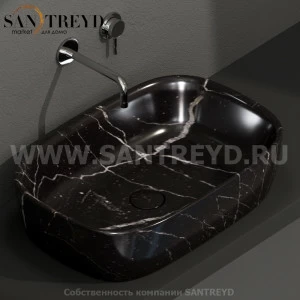 GE045PN Накладная раковина на столешницу  прямоугольная Ceramica Globo GENESIS