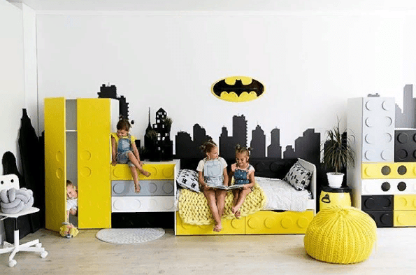 Подростковый диван-кровать с дополнительным спальным местом "Бэтмен" МАНДАРИН ЛЕГОЛЕНД 178724 Серый Santreyd  - Вид №4