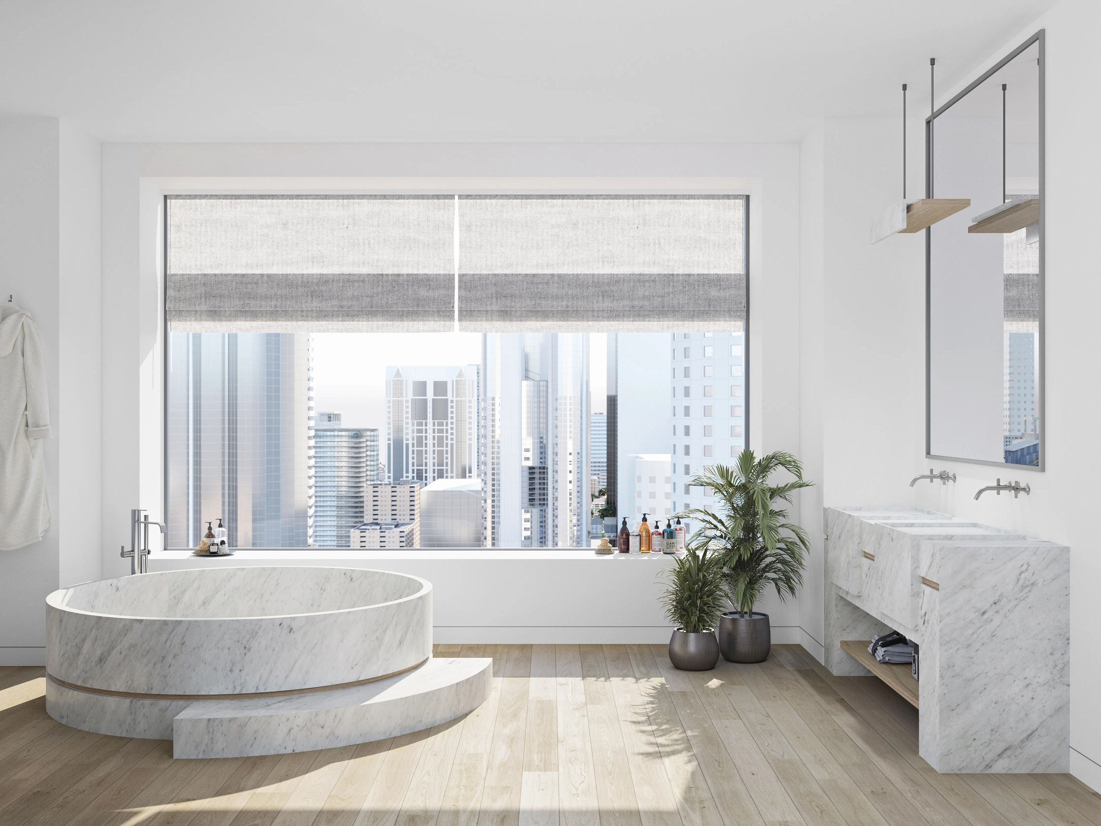 Круглая ванна из натурального камня Davani Parallel ARCH-00080767 - Вид №2