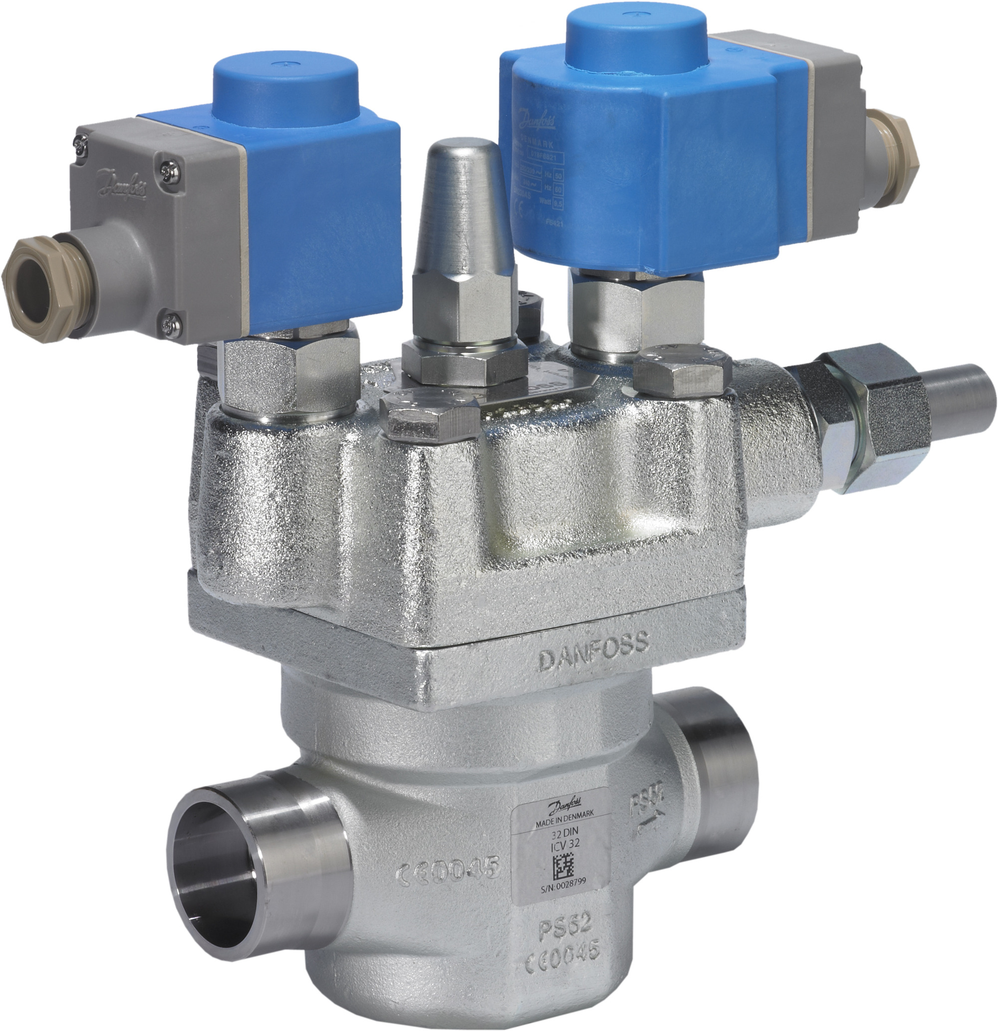 Danfoss ICLX — двухступенчатые клапаны ICLX 32 (D 32) Клапан соленоидный 027H3040  - Вид №2