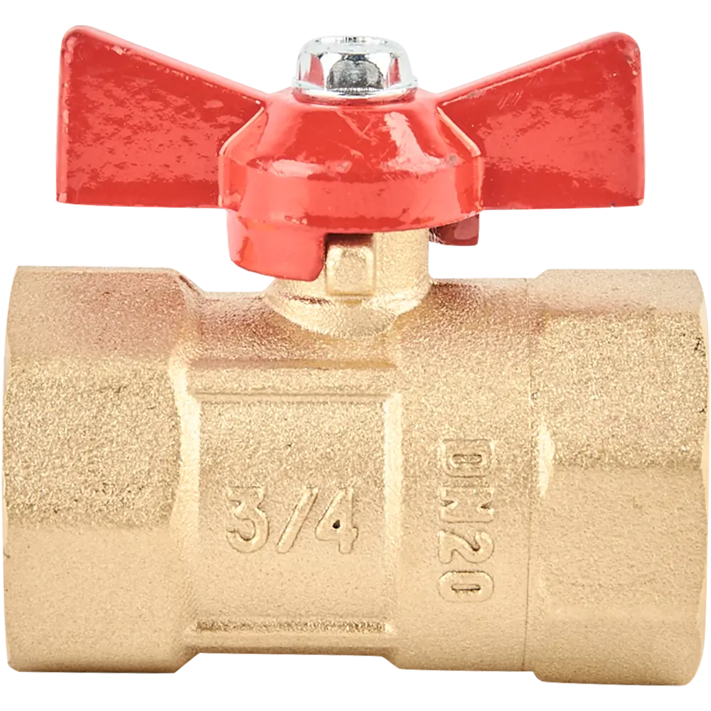 Шаровой кран ГАЛЛОП 3/4" с хромированным покрытием для водопровода 89795278 STLM-0079981 - Вид №1